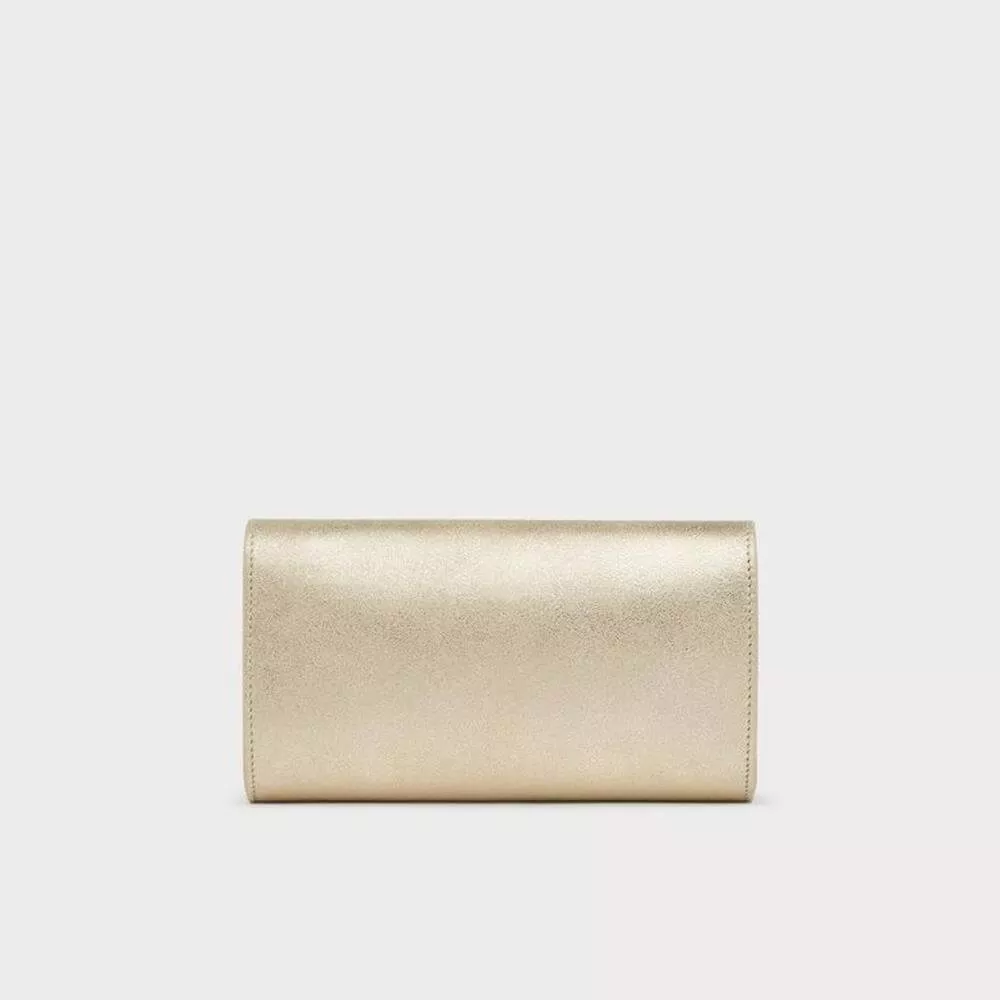 LK Bennett Lucy Soft Gold Clutch